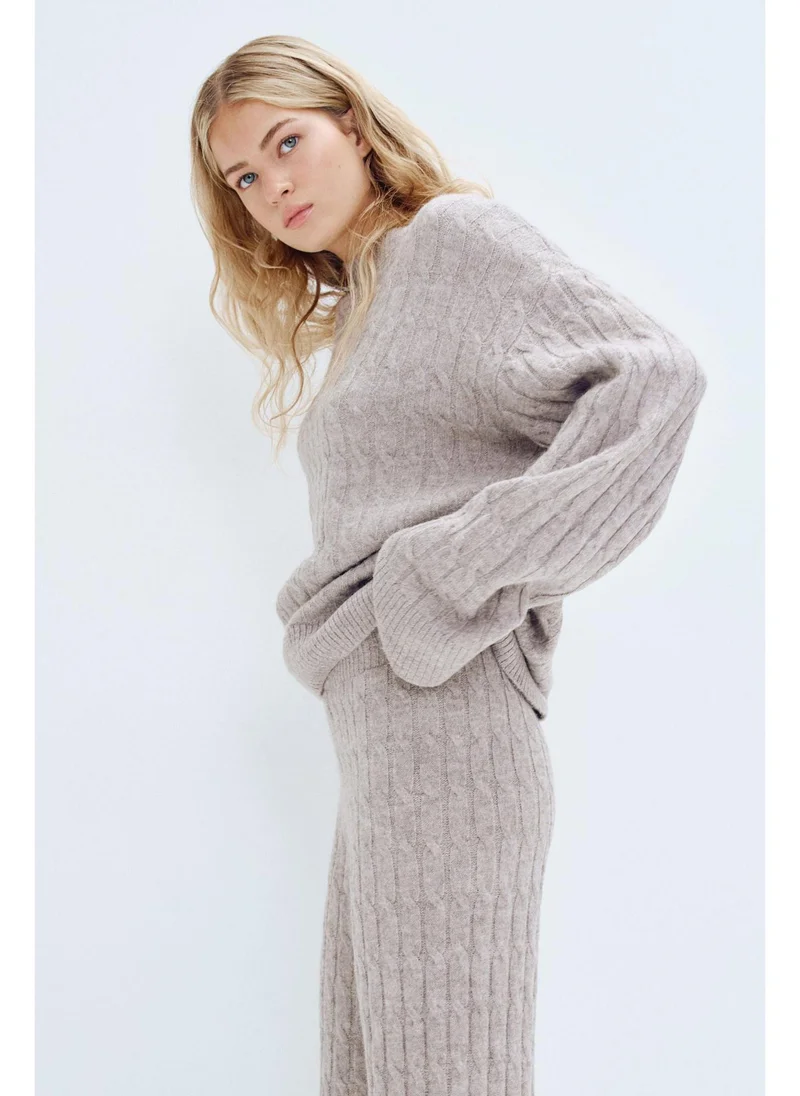 اتش اند ام Cable-knit trousers