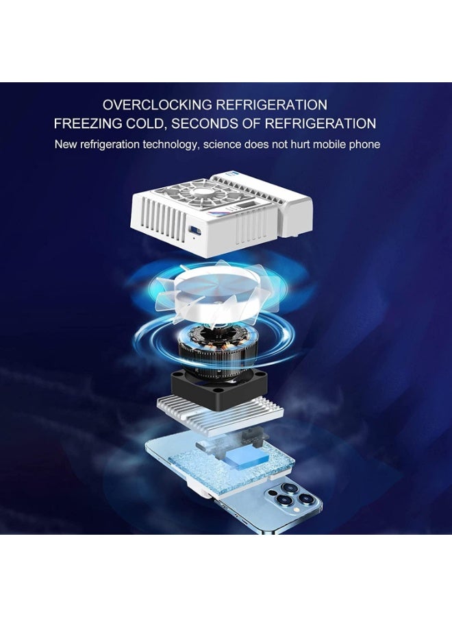 JAJEEK Stay Cool & Dominate: Variable Speed Phone Cooler with Fan - Stops Overheating for Gaming, Live Streaming & Long Video Sessions - Image 5