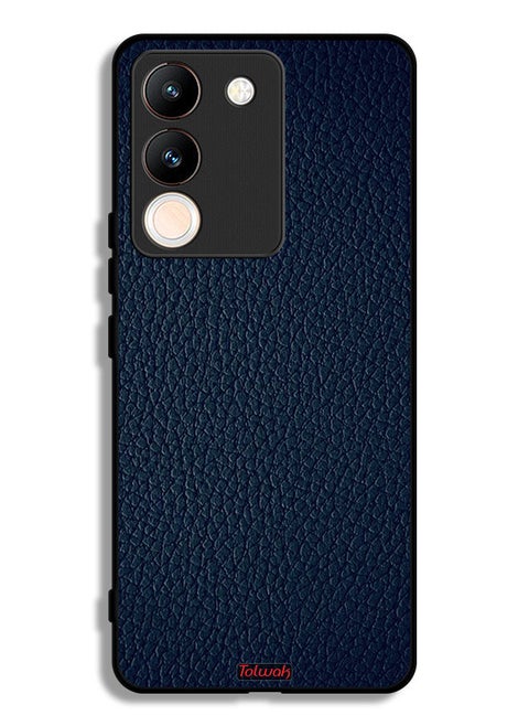 غطاء حماية جلدي بنمط لهاتف vivo V29e