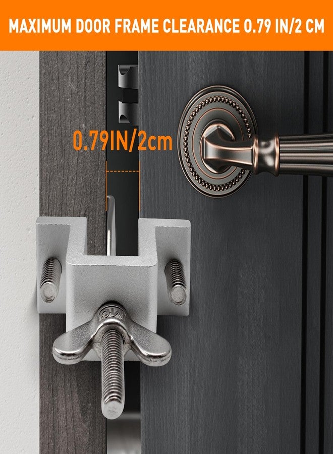 HOWDIA Portable Door Lock Dual Nut Adjustment, Thickened Body Hotel Door Locks for Travelers Security, Home Door Safety Locks from Inside for Additional Privacy, Perfect for Traveling Apartment College - Image 4