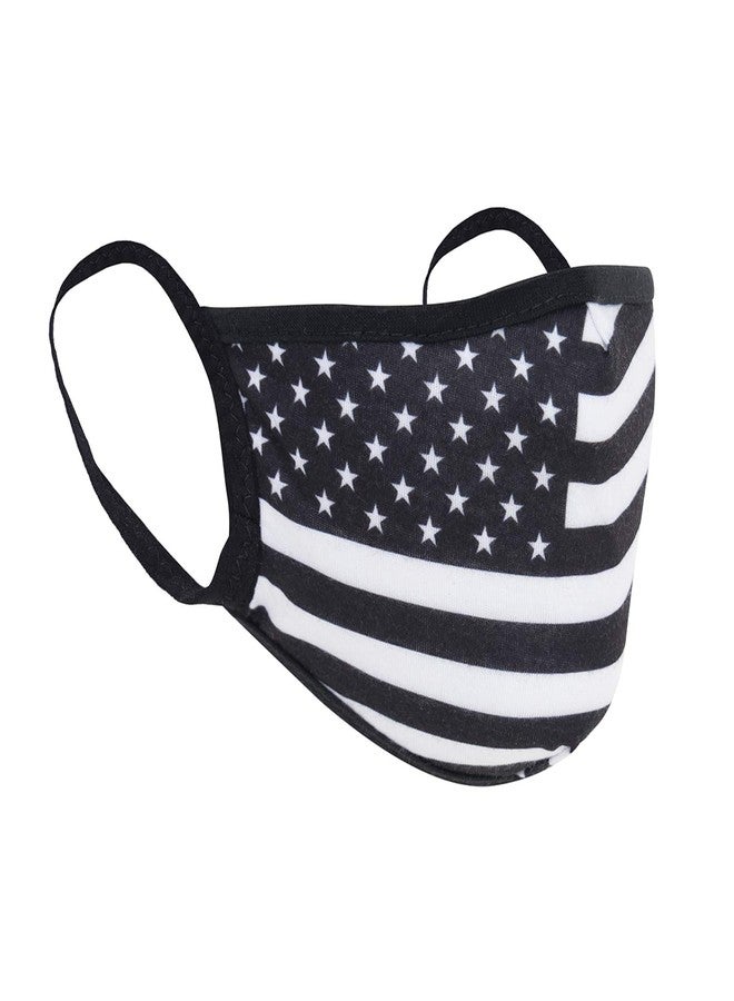 Rothco US Flag Reusable 3 Layer Facemask (White, Large/X-Large) - Image 1