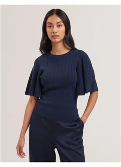 Ted Baker Flute Sleeve Knitted Top  - Image 1