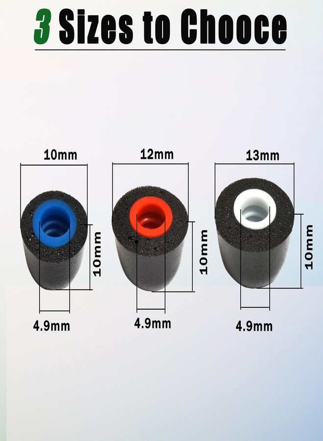 Luckvan Memory Foam Tips Replacement Ear Tips Fit 5mm-7mm Anti-Slip Isolation Noise Replacement Earbuds Tips for in-Ear Earphones with Storage Box - Image 4