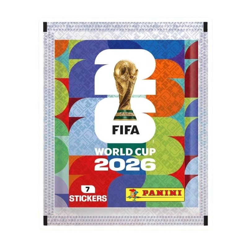 بانيني علبة ملصقات بانيني لكأس العالم 2026 من فيفا – 25 مجموعة ملصقات – المجموعة الرسمية للبطولة - Image 4