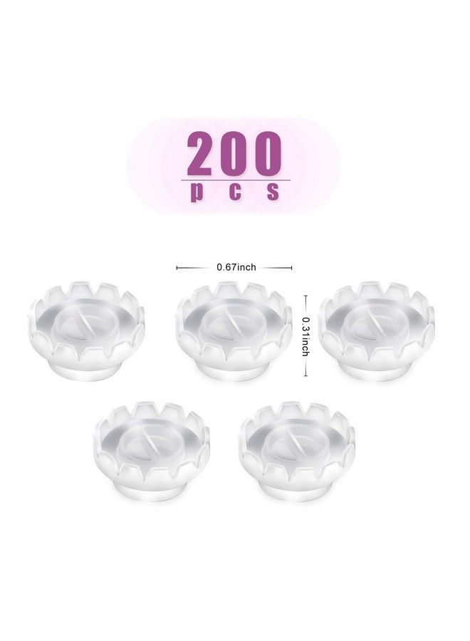 Etercycle 200 Pack Smart Glue Cups Lash Glue Holder Fan Cup For Eyelashes Extensionquick Blossom Cup Lash Organizer Supplies Tools - Image 3