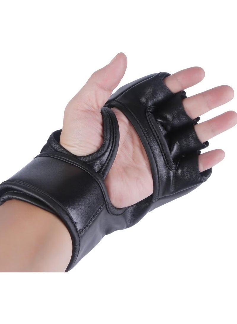 Generic Sparring Gloves for Men Women Half Finger Boxing Gloves Fighting Gloves Boxing Gloves for Punching Bag Training UFC Gloves  - Image 4