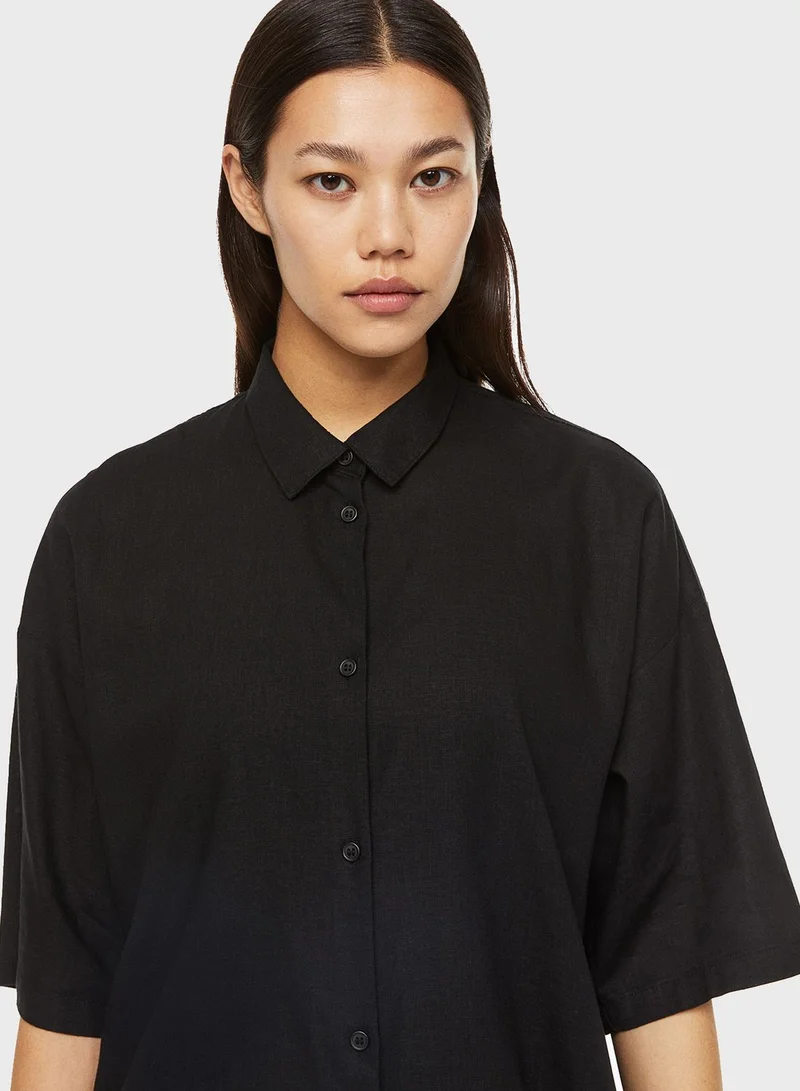 H&M Button Down Shirt & Pyjama Set