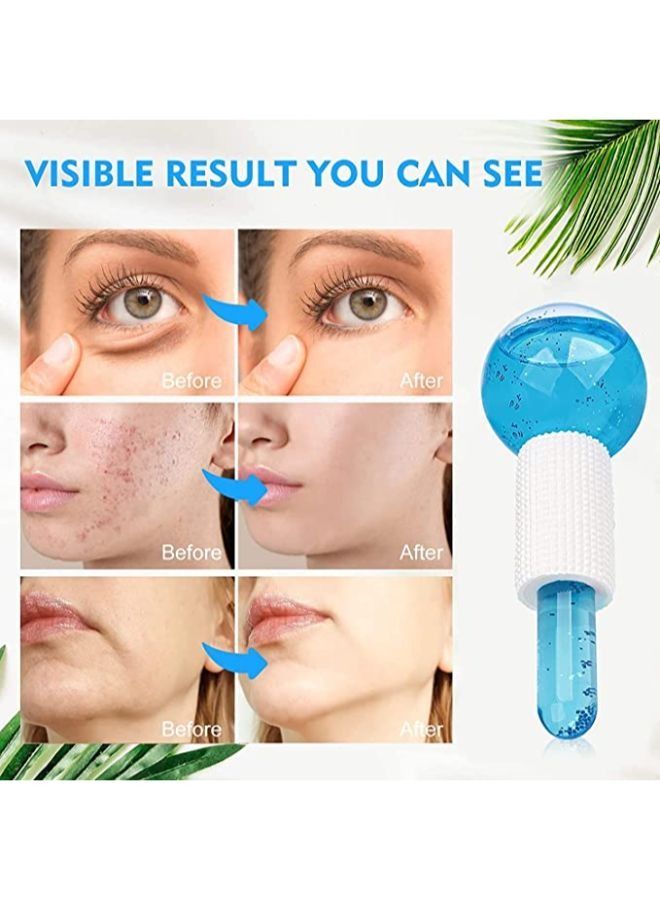 Generic 2 Pieces Crystal Glass Ball for Redness Soothing Face Wrinkle Remover Beauty Care Tool for Redness Soothing Facial Wrinkle Removal  - Image 4