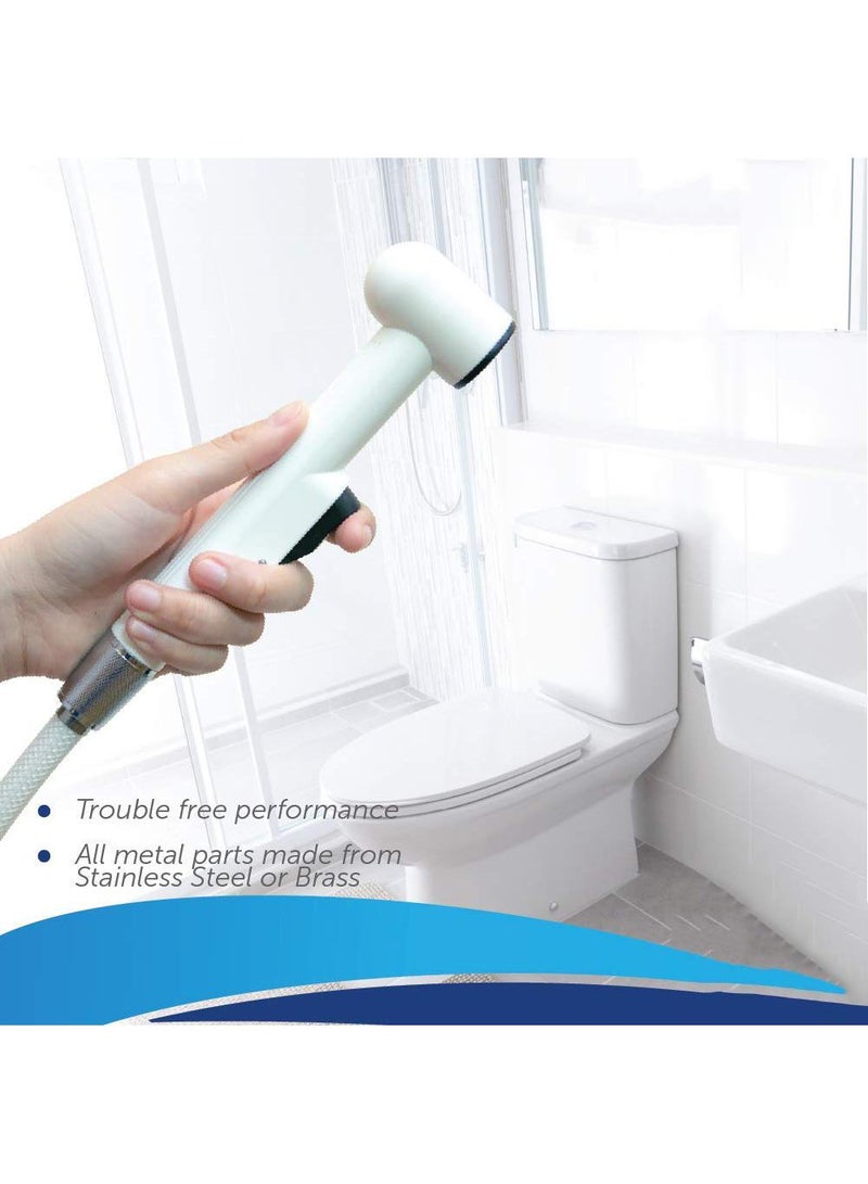 Sweet seven رأس شطاف بخاخ مرحاض مع تركيب على الحائط - مقاوم للصدأ، بلاستيك ABS، فولاذ مقاوم للصدأ ونحاس - Image 4