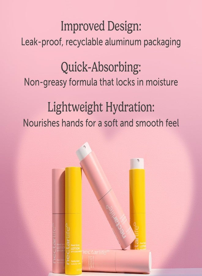 Nectar Life Hydrating Hand Spray Lotion, Fruit Smoothie Scent, 10ml Travel Size – Lightweight, Non-Greasy, TSA-Friendly Moisturizing Mist, - Image 4