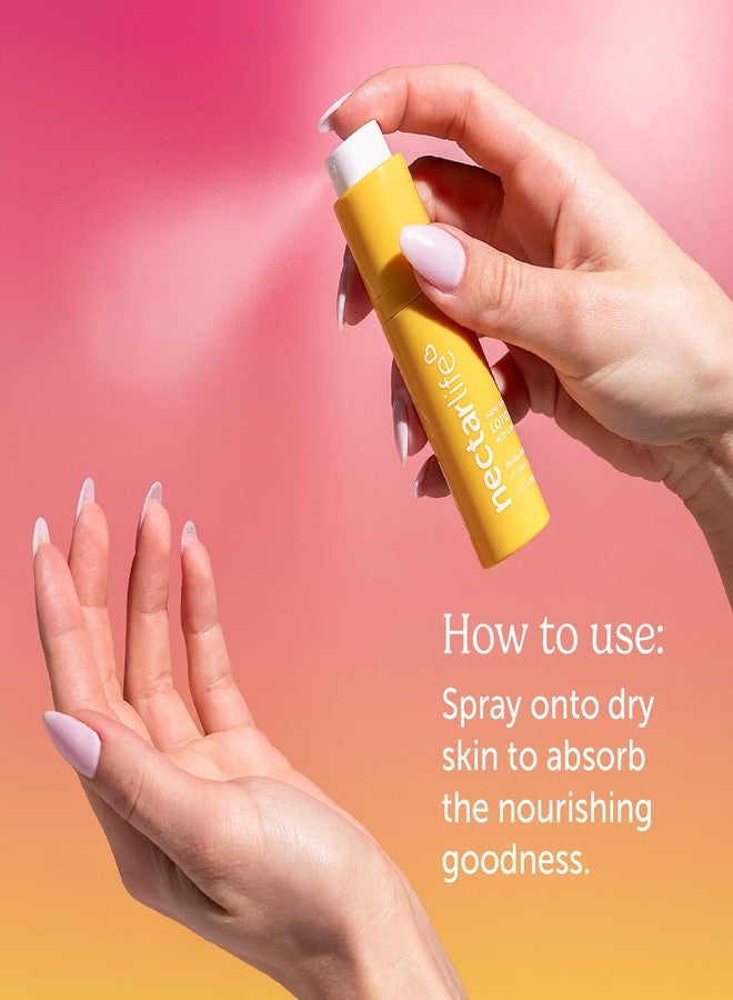 Nectar Life Hydrating Hand Spray Lotion, Fruit Smoothie Scent, 10ml Travel Size – Lightweight, Non-Greasy, TSA-Friendly Moisturizing Mist, - Image 3