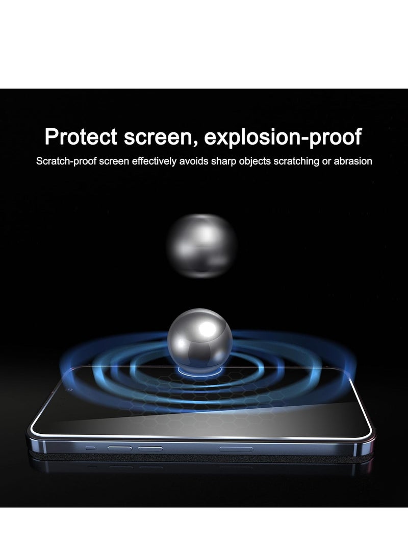 Ailun - Ailun 3Pack Privacy Screen Protector for iPhone 15 Pro Max [6.7 inch]+3Pack Camera Lens Protector,Sensor Protection,Dynamic Island Compatible,Anti Spy Tempered Glass[9H Hardness]-HD[Black][6 Pack] - Image 1