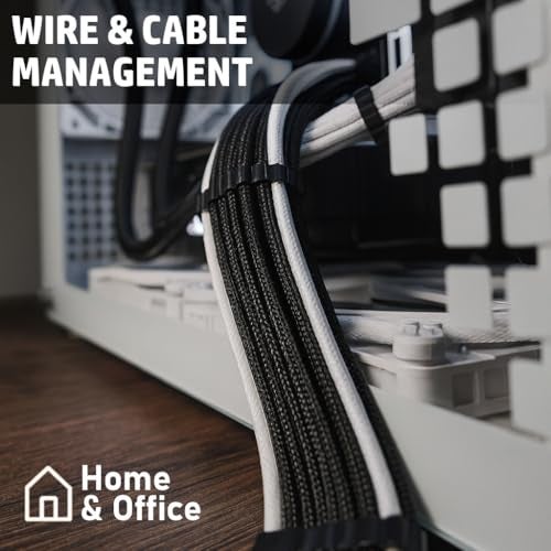 MGI SpeedWare Braided Split-Sleeve Wire Loom for High-Temperature Automotive Harness and Home Cable Management 10 feet (1/4") - Image 5