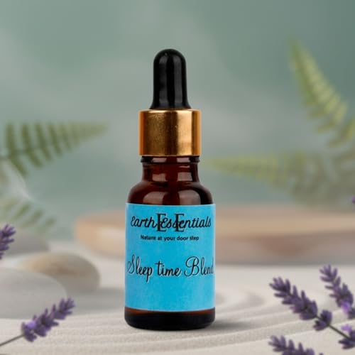 Earth Essentials Sleepy Oils Blend - 15ml | Sleep Essential Oil for Diffuser | Aromatherapy with Ylang-Ylang Vetiver Chamomile Lavender | Nighttime Relaxation Wellness Support - Image 2