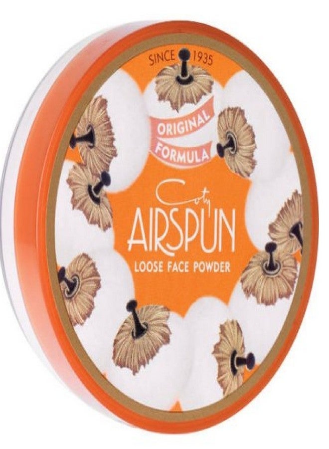 Coty AirSpun Loose Face Powder 070-24 Translucent, 2.3 oz ( Pack of 8) - Image 1