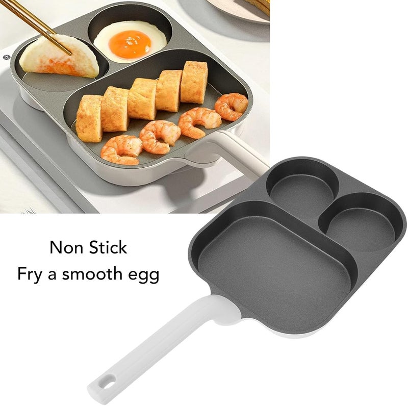 Egg Frying Pan, 3 Cup Nonstick Alloy Breakfast Frying Pan with Ergonomic Handle for Kitchen - Image 3