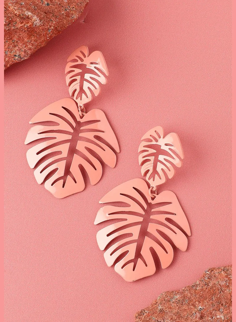 SOHI Gold Plated Designer Party Drop Earring For Women
