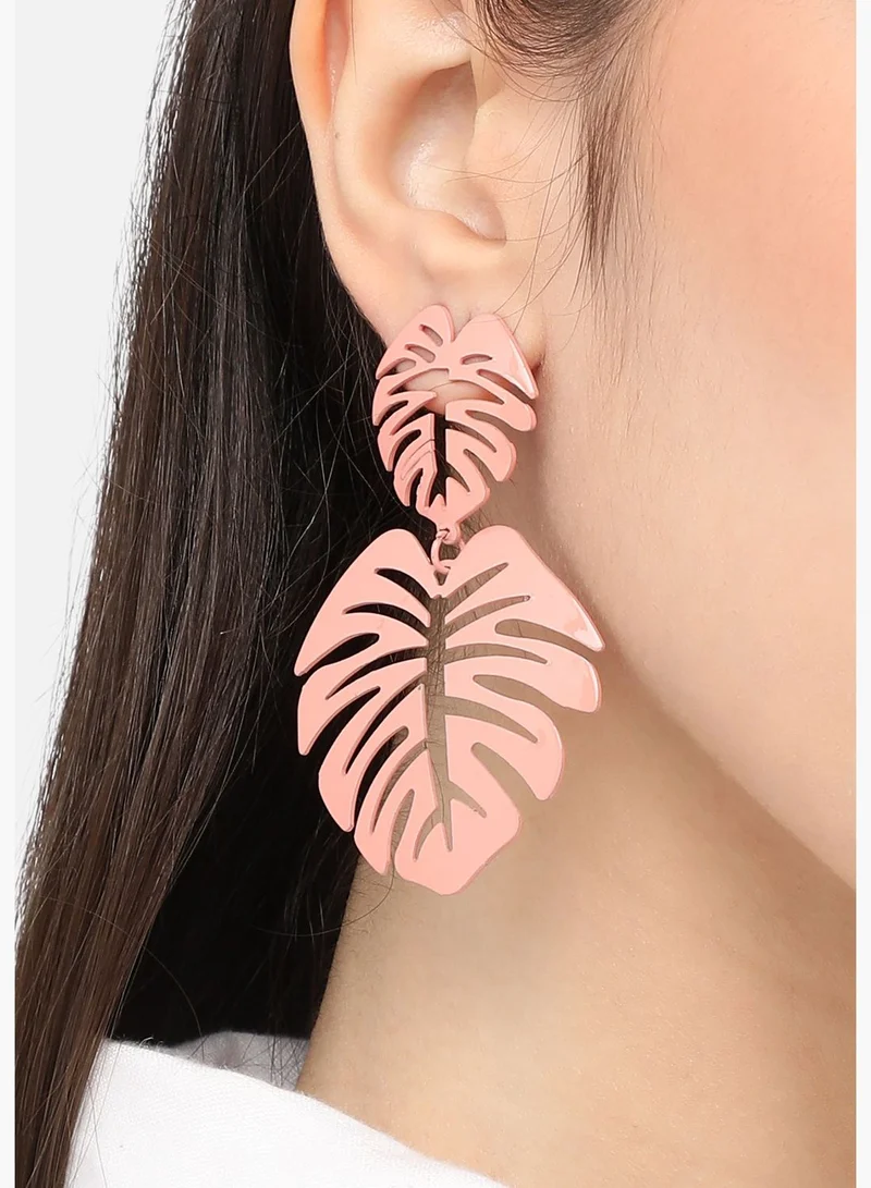 SOHI Gold Plated Designer Party Drop Earring For Women