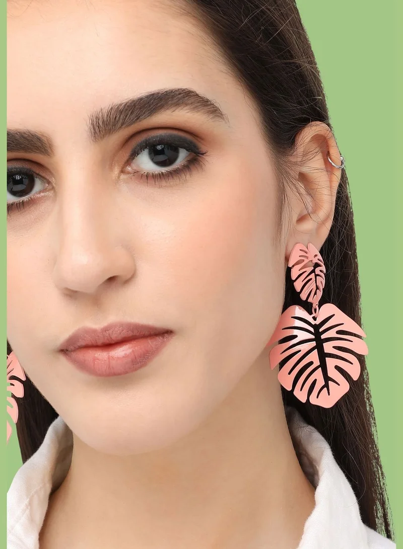 SOHI Gold Plated Designer Party Drop Earring For Women