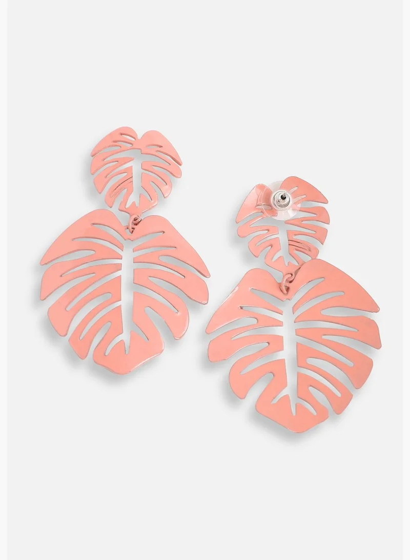 SOHI Gold Plated Designer Party Drop Earring For Women