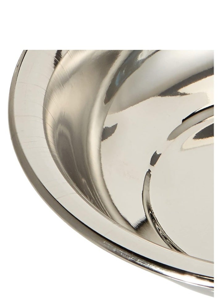 RAJ Raj Stainless Steel Heavy Mixing Bowl Silver RHB008 Serving Bowl Baking & Marinating Bowl-17CM  - Image 2