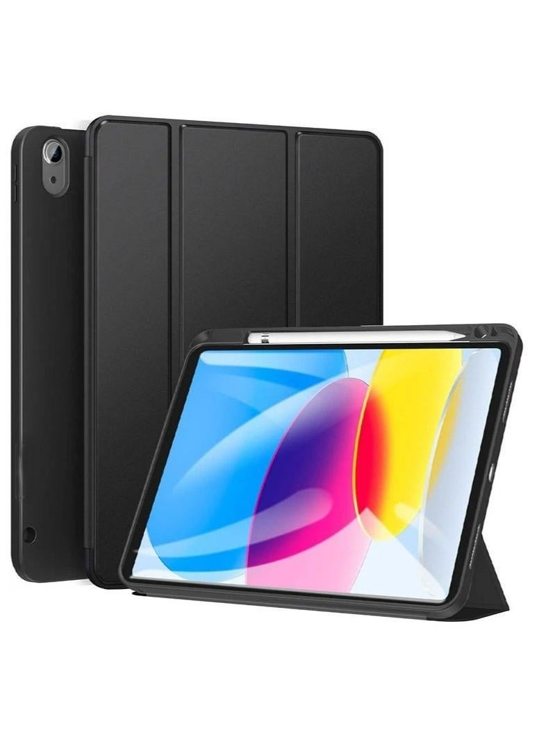 Rock Pow Case for iPad Air 11 inch(M3/M2) 2025/2024,iPad Air 5th 10.9 Inch (2022)/Air 4th 10.9 Inch (2020) with Pencil Holder, Slim Tablet Cover with Soft TPU Back, Auto Wake/Sleep Cover for Air 6th/7th 11inch/Air 4th/air 5th 10.9inch - Image 1