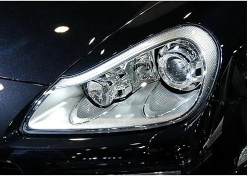 QASULER Headlight Glass Lens Cover for Porsche Cayenne - Image 2