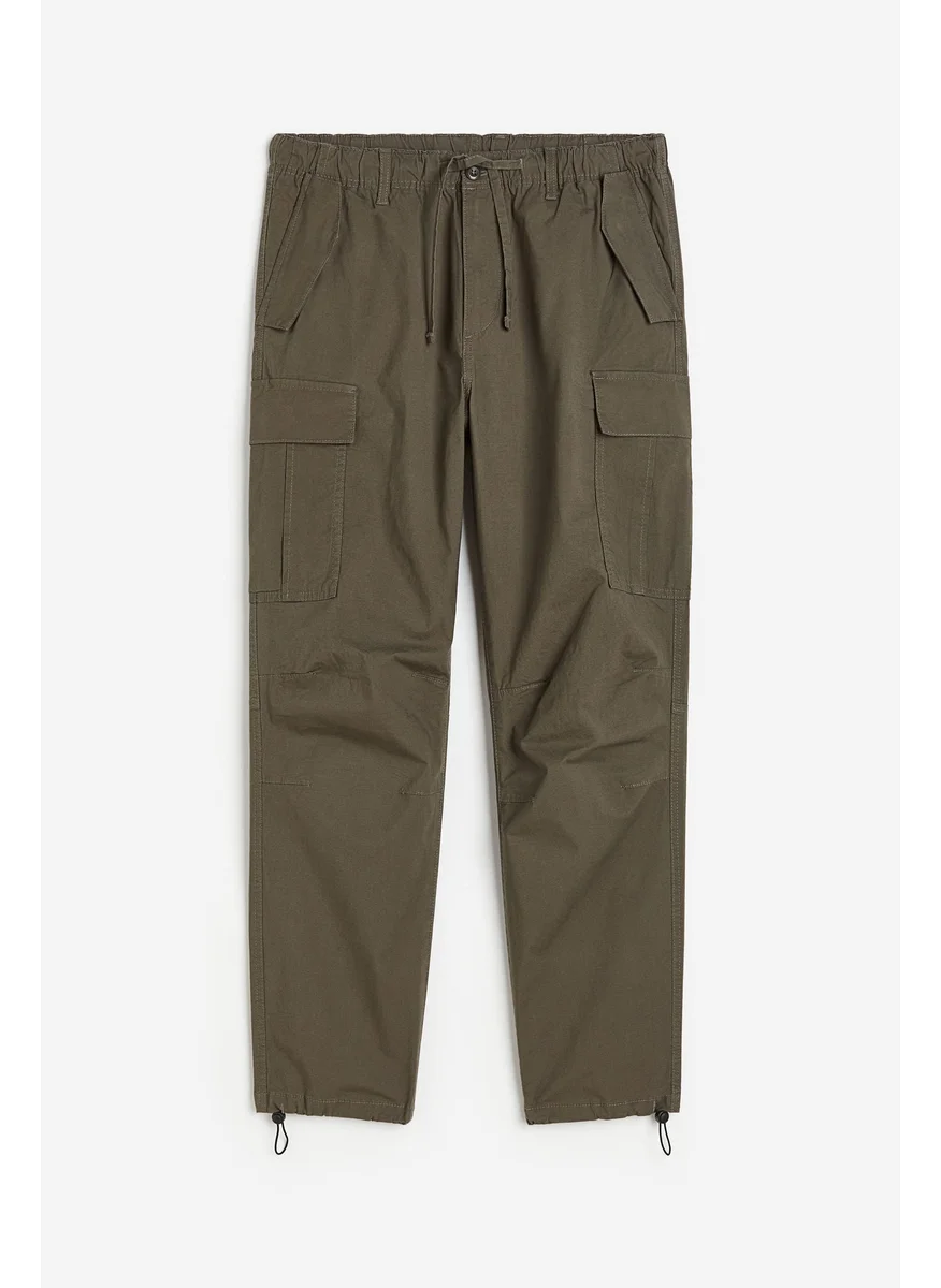 اتش اند ام Regular Fit Ripstop Cargo Trousers