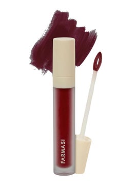 FARMASI FARMASi Make Up Matte Liquid Lipstick, Long-Lasting and Ultra-comfortable, High-Impact, Lightweight, Organic, Pure Pigments 0.14 fl.oz (Super Star) 