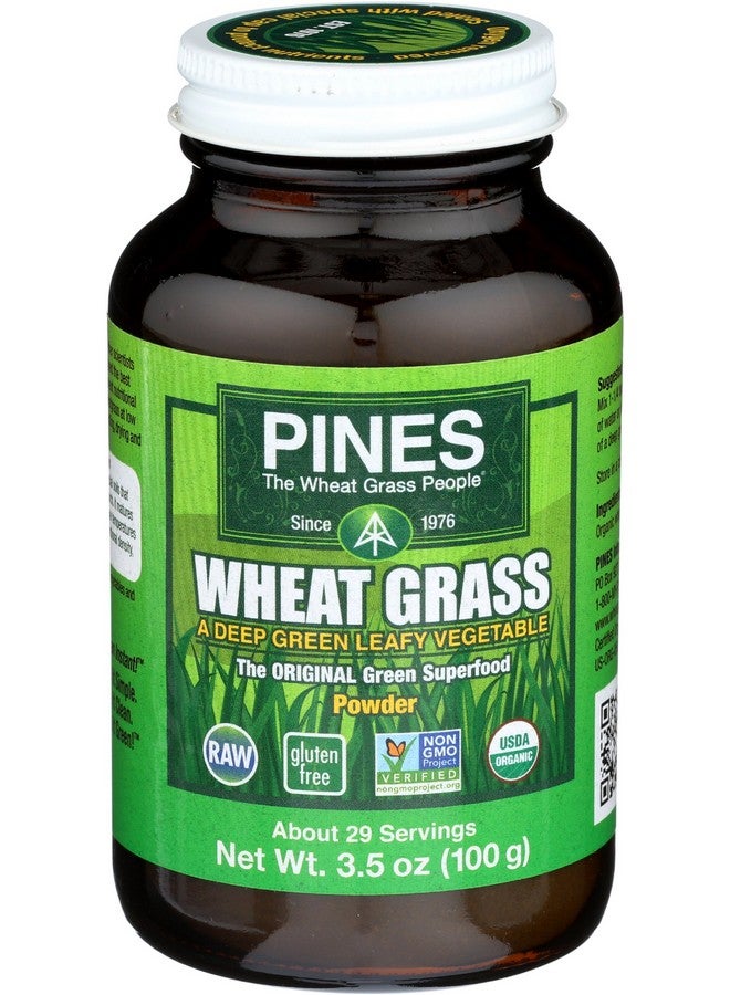Pines International Wheat Grass Powder, 3.5 Ounce - Image 1