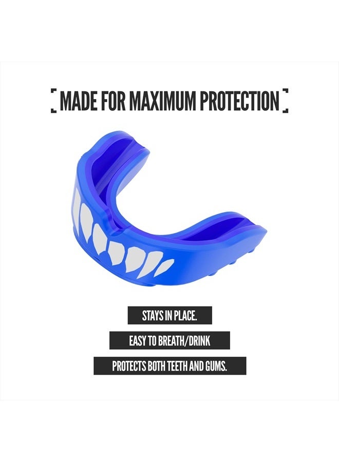 NXT NXTRND 2 Pack Nxtrnd Rush Mouth Guard for Boxing and Other Sports (Blue) - Image 2