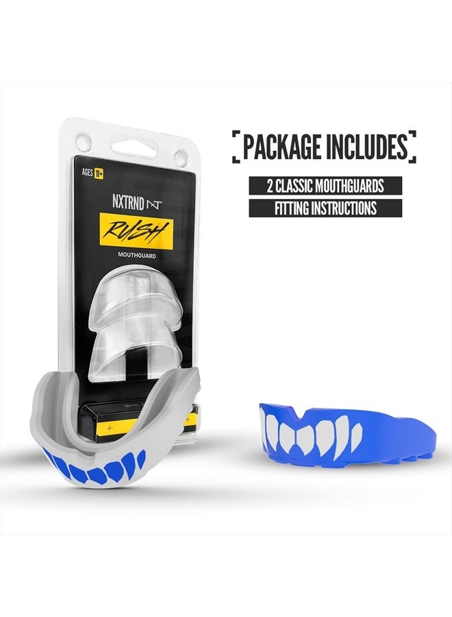 NXT NXTRND 2 Pack Nxtrnd Rush Mouth Guard for Boxing and Other Sports (Blue) - Image 4