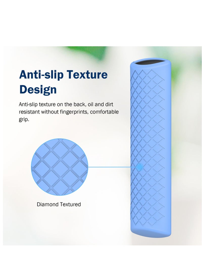 Silicone Remote Case for Fire TV Stick 4K Max (2nd Gen) Anti-Slip Remote Cover Compitable with Fire Stick 4k Max 2023 Remote (Luminous Blue) - Image 5