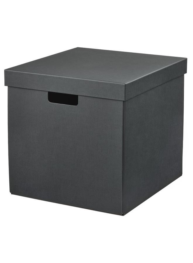 erorex Storage Box With Lid, Anthracite, 32X35X31 Cm - Image 1