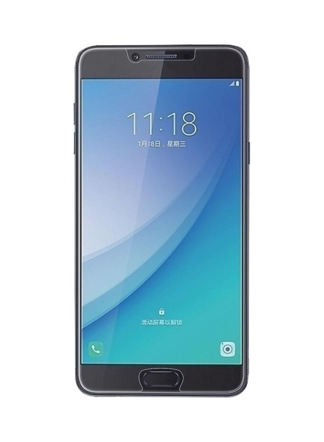 BGM 2-Piece Tempered Glass For Samsung Galaxy C7 Pro Clear - Image 2