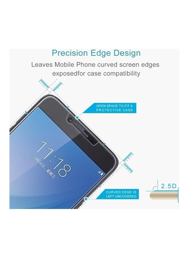 BGM 2-Piece Tempered Glass For Samsung Galaxy C7 Pro Clear - Image 3