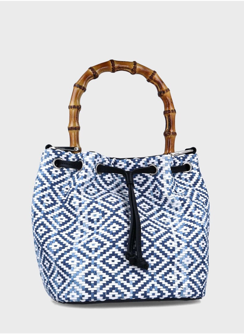 MENBUR - Handle Clutch Bag With Buckle - Image 1