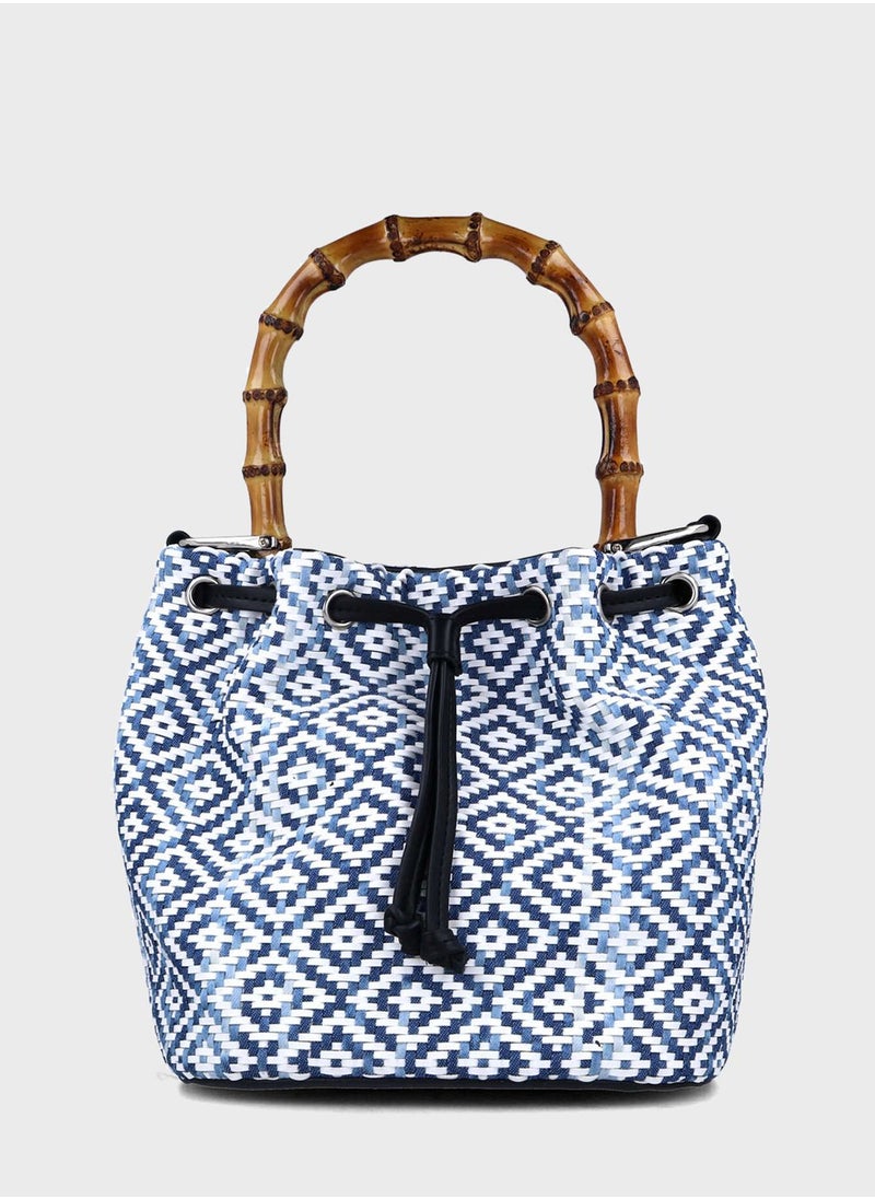 MENBUR - Handle Clutch Bag With Buckle - Image 1