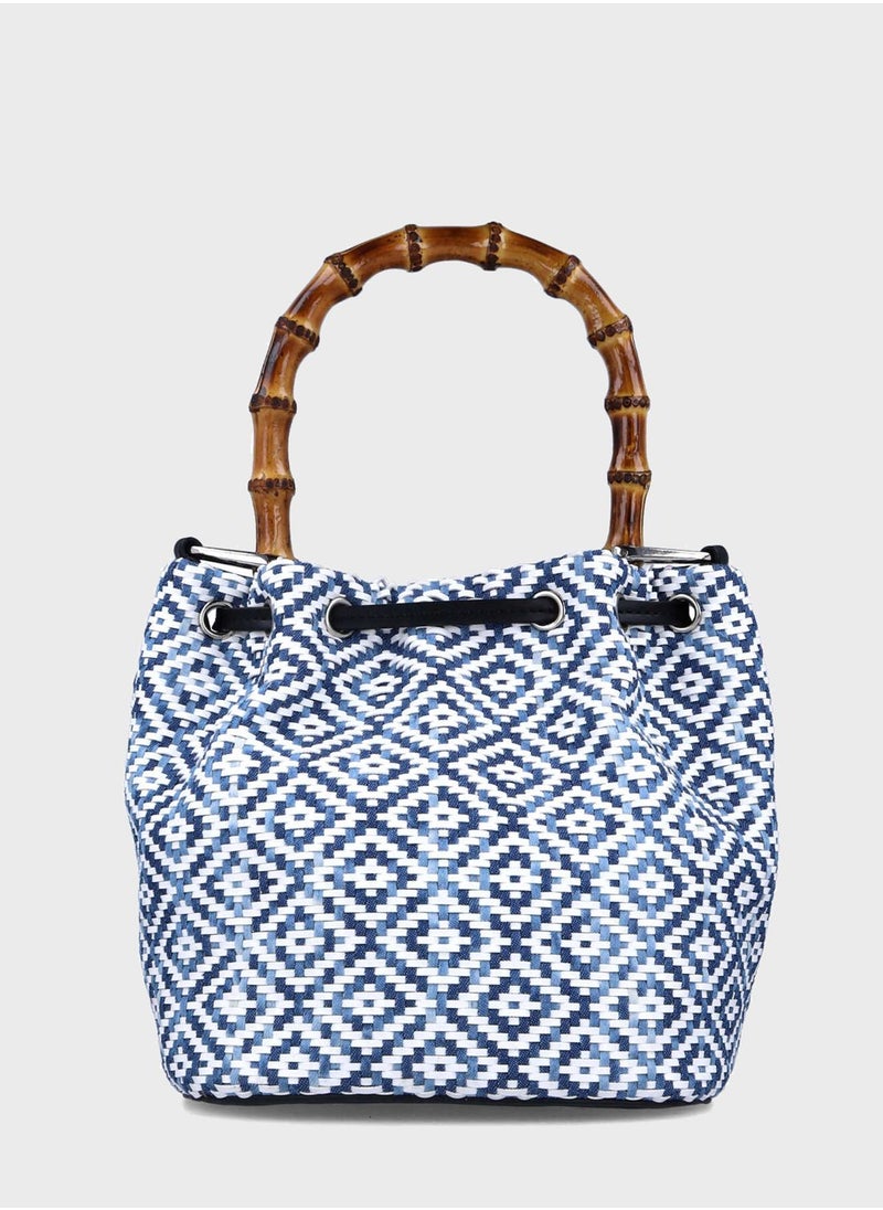 MENBUR - Handle Clutch Bag With Buckle - Image 1