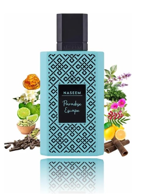 Paradise Escape Aqua Parfum 50ml | Luxury Perfume For Men & Women | Prestige Collection | Long-Lasting Fragrance | Alcohol-Free Eau De Parfum