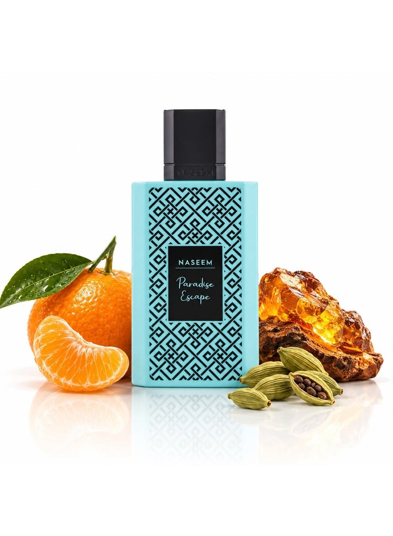 Naseem Paradise Escape Eau De Parfum Aqua Perfume for Men & Women - 50ml - Image 1