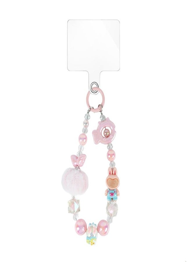 Fancyku® Phone Charms Cartoon Monsters Keychain Acrylic Beads Mobile Phone Chain Key Ring Charms Purse Accessories - Image 1