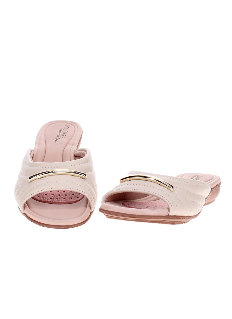 مودار صنادل مسطحة للنساء - صنادل مسطحة أنيقة ونعال مسطحة مريحة للسيدات - Image 4