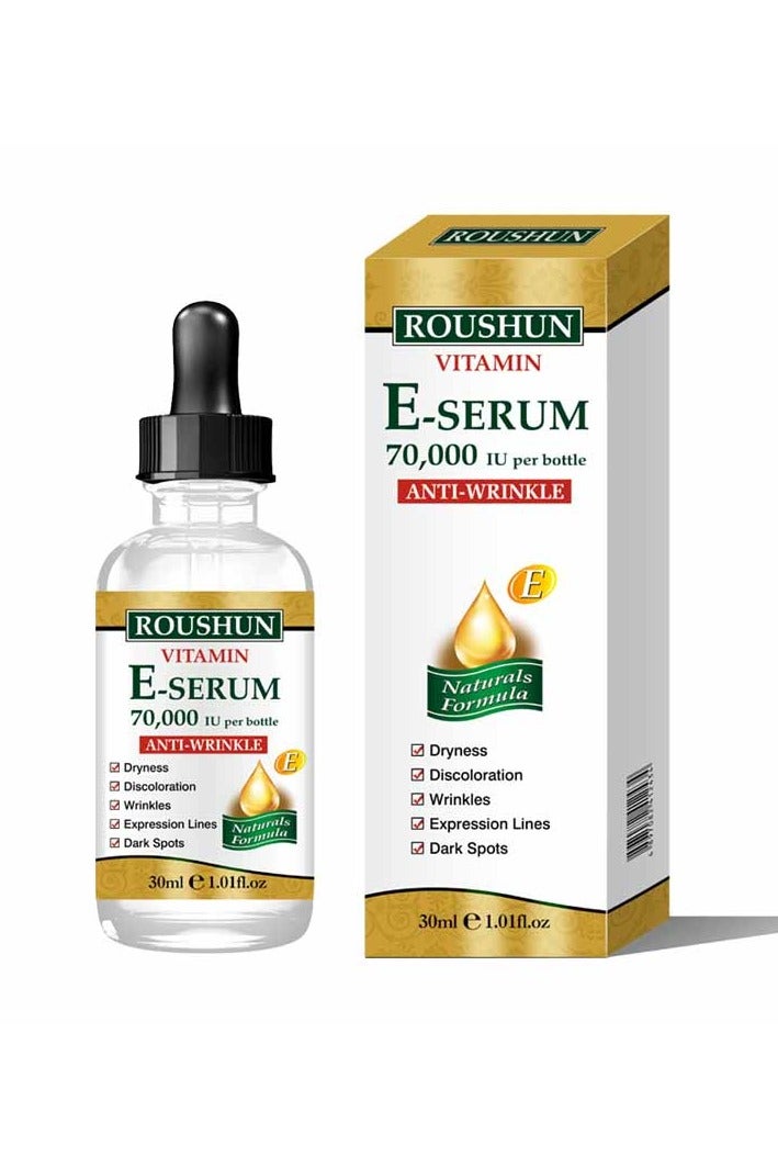 ROUSHUN VITAMIN E-SERUM 70,000 IU per bottle ANTI-WRINKLE 30 ML - Image 1