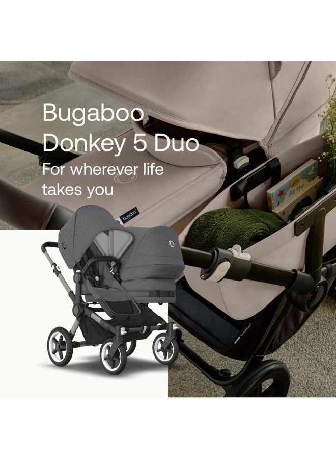 Bugaboo Donkey 5 Duo Extension Complete Me, Stroller Extension - Grey - Image 2