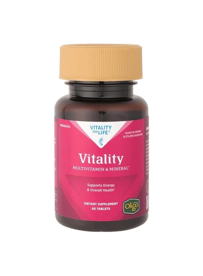 Melaleuca Multivitamin & Mineral Supplement for Prenatal (Women), Powered by Oligo (60 Tablets) — Supports Energy & Overall Health - Image 1