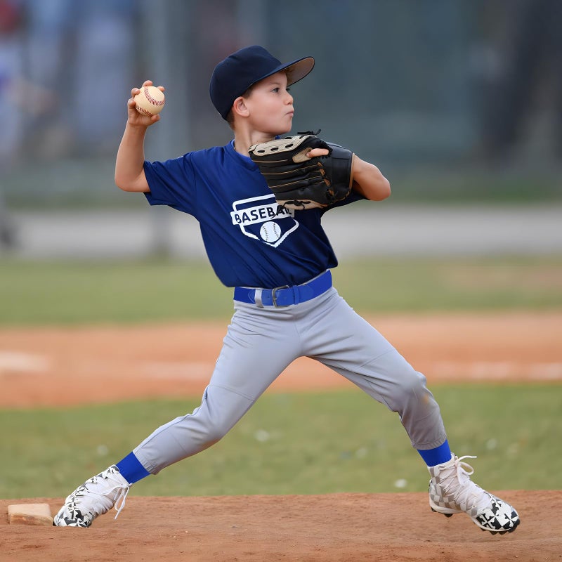 Ultrafun Kids Youth Baseball/Softball Socks and Belt Combo Set for Boys Girls (US, Alpha, Medium, Regular, Royal blue) - Image 2