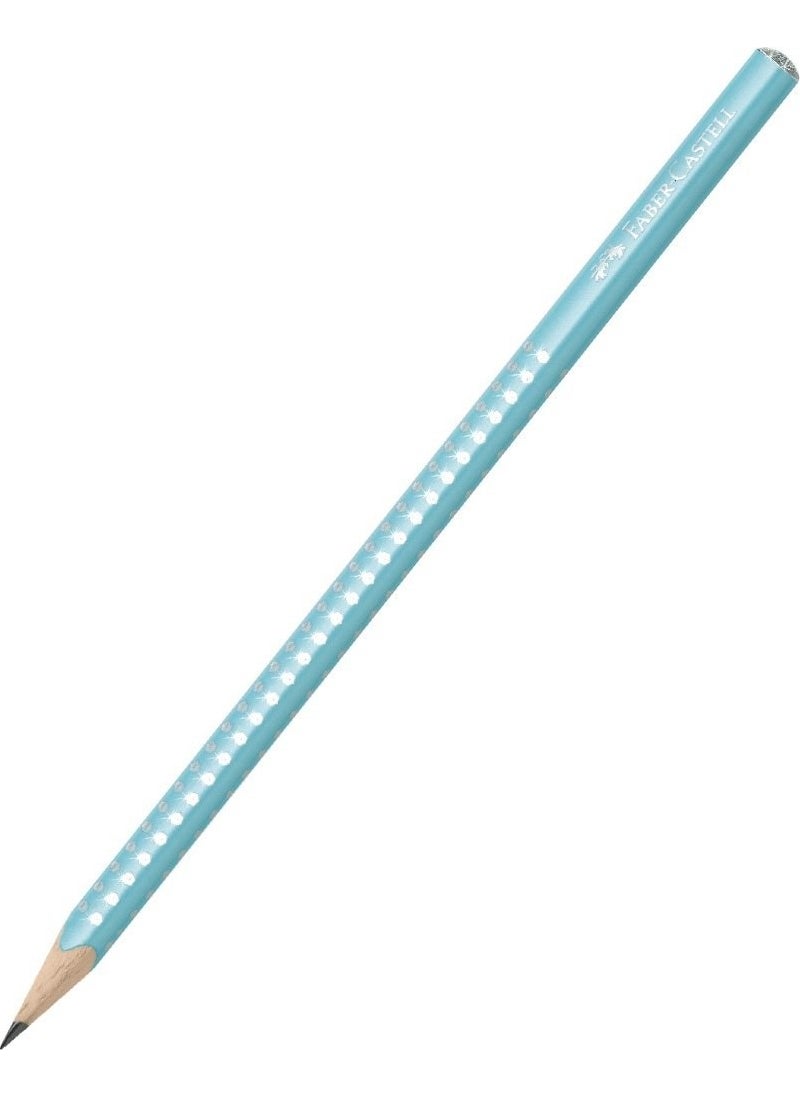 FABER-CASTELL - Faber Castell Sparkle Bright Colors Stone Pencil 5-Turquoise - Image 1