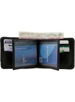 Apera An-39 Full Size Faux Leather Men's Wallet, 15 Card Holder, Double Paper Money Compartment  - Image 2