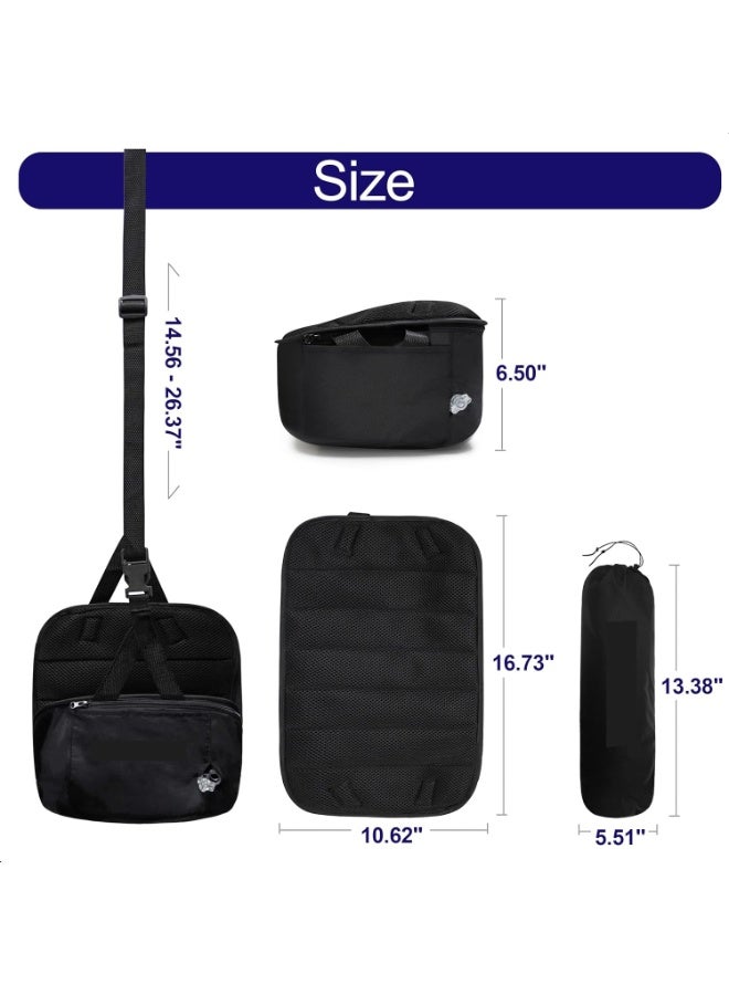 Bukela 2-in-1 Airplane Footrest Pillow, Inflatable Travel Foot Hammock & Cushioned Foot Pad for Ultimate Comfort on Flights, Travel Accessories, Portable Foot Rest for Flights - Image 2